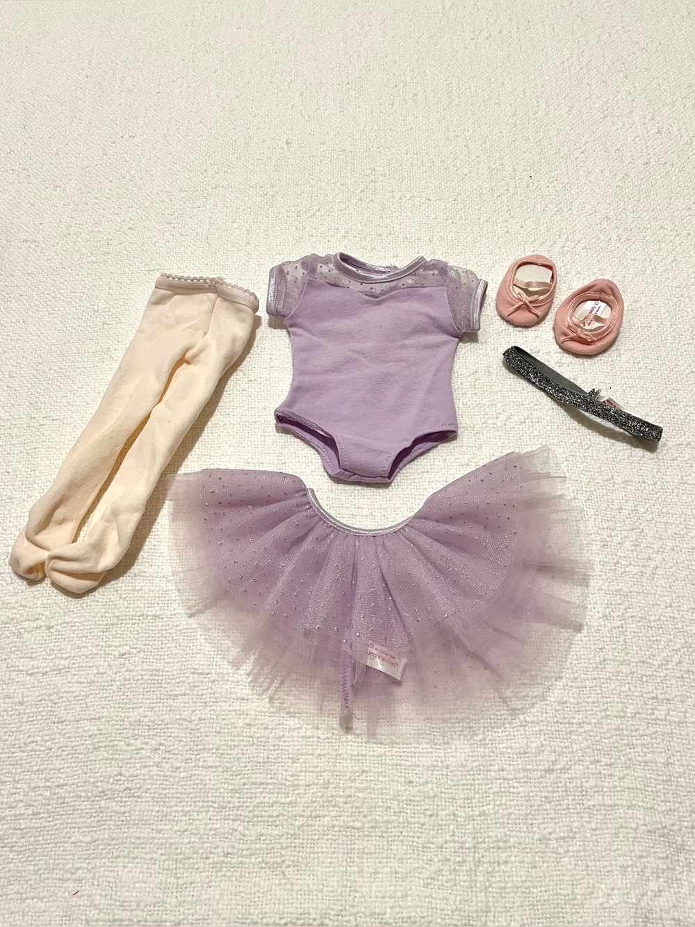 American Girl 2019 Purple Shimmering Ballet Outfit 5 pc Set Truly Me Doll Outfit